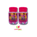 2 LIPODIET EXTRA FORTE CÁPSULAS ROSAS COM BRANCAS