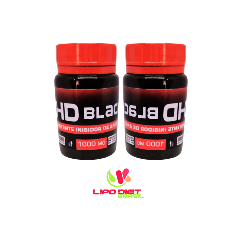 2 HD Black 1000mg + Frete grátis
