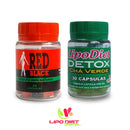 COMBO EMAGRECEDOR: Red black pontente inibidor de apetite & detox chá verde