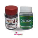COMBO : Lipo Diet Emagry Turbo Nível 4 extra forte 1000mg & Detox turbo max 2